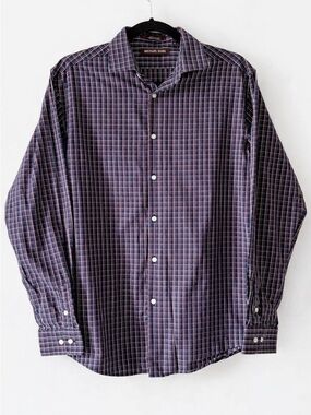 Michael Kors Big Boys Classic 100% Cotton Button Down Shirt Size XL